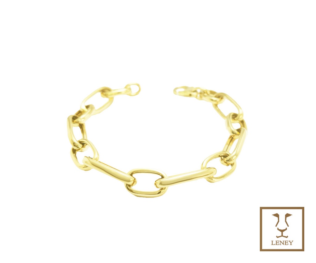 PULSERA ESLABONES OVALES MEDIA