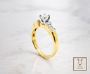 ANILLO SOLITARIO BRILLANTES CENTRO