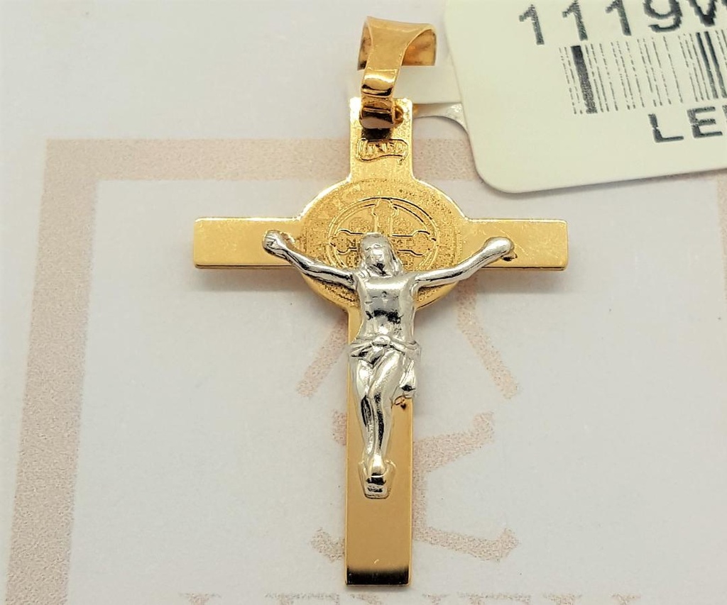 CRUZ CON MEDALLA DE SAN