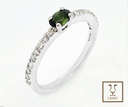 ANILLO CINTILLO BRILLANTES 0.20CT