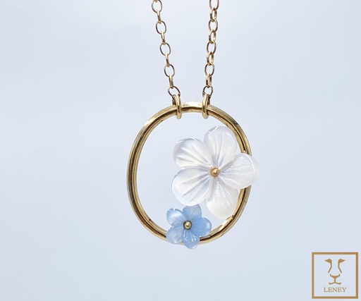 [1318W7] GARGANTILLA MOM & ME OVAL