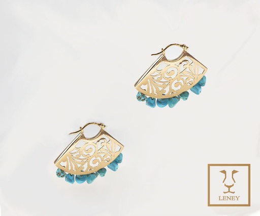 [1345W7] ARETE TRIANGULO CALADO MORISCO