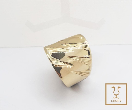 [1358W25] ANILLO ANCHO 20MM ZIG ZAG