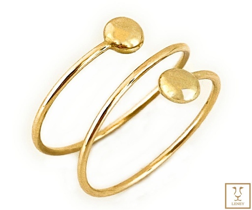 [1398W6] ANILLO ESPIRAL HILO DELGADO