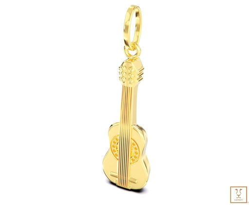 [1400W4] DIJE GUITARRA 29 MM ALTO