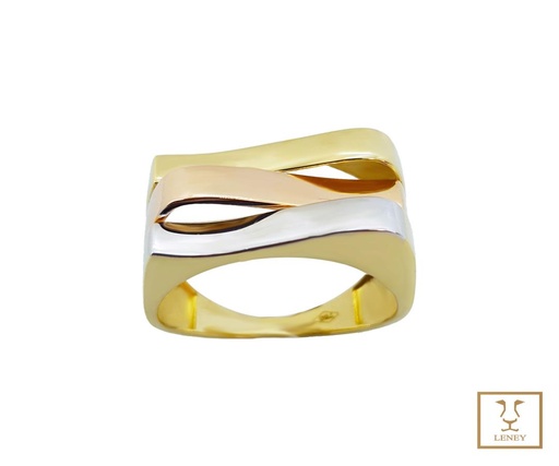 [1412W17] ANILLO 3 LAMINAS ONDULADAS