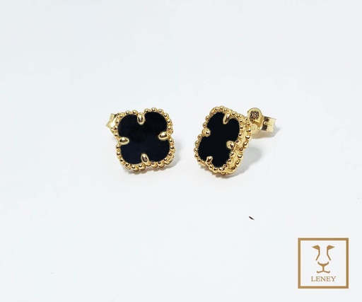 [1539W5] ARETE FLOR TREBOL VAN CLEEF
