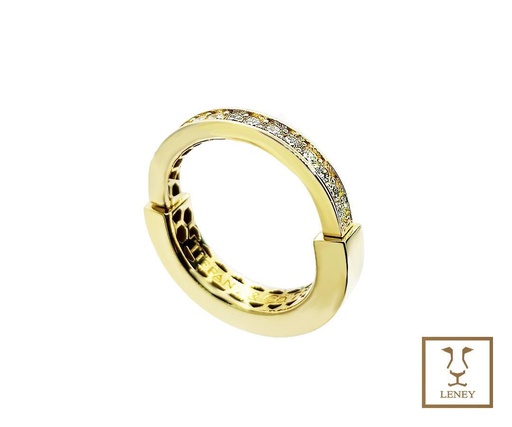 [1456W15] ANILLO ESLABON OVAL TIFFANY