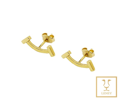 [1464W4] ARETE SMILE 14MM TIFFANY