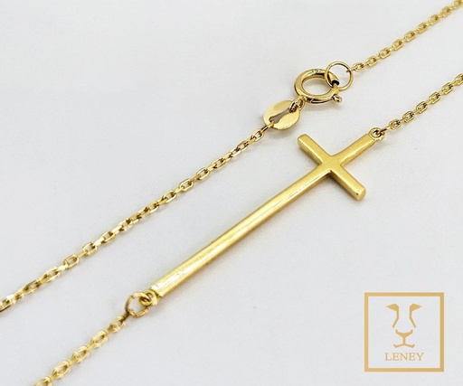 [1464W23] PULSERA CRUZ 30MM ALTO