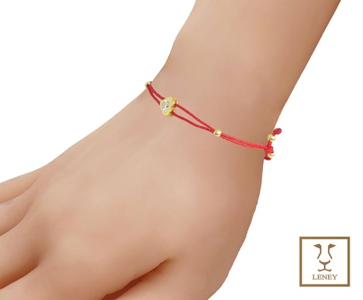 [1464W58] PULSERA TEJIDA DE HILO