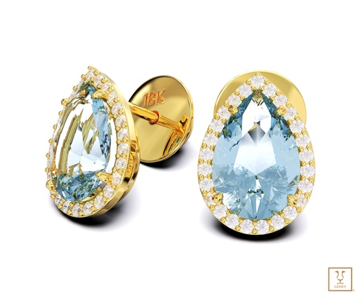 [1466W1] ARETE GOTA AGUAMARINA 9 X