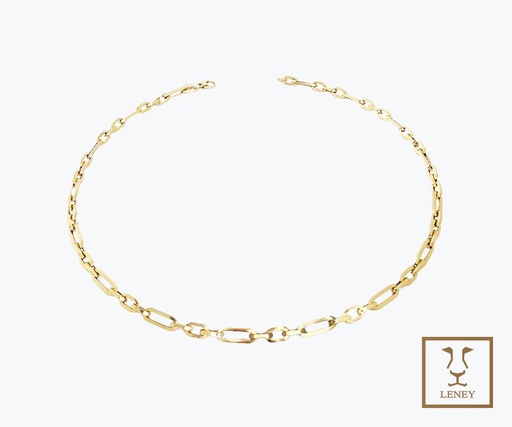 [1488W19] CADENA ESLABON CLIP MIXTO