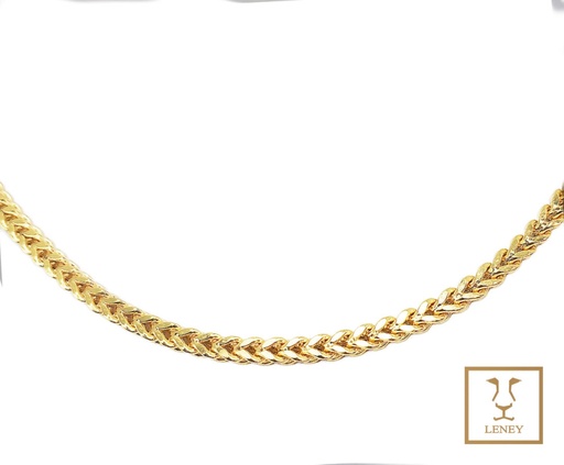 [1507W3] CADENA TEJIDO ENTRELAZADO PALMETO