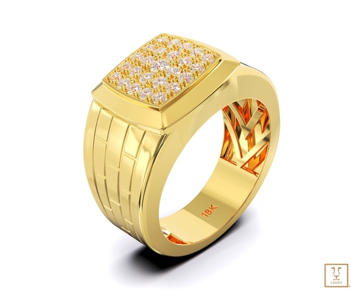 [1511W1] ANILLO CUADRADO 13X13MM CON 30