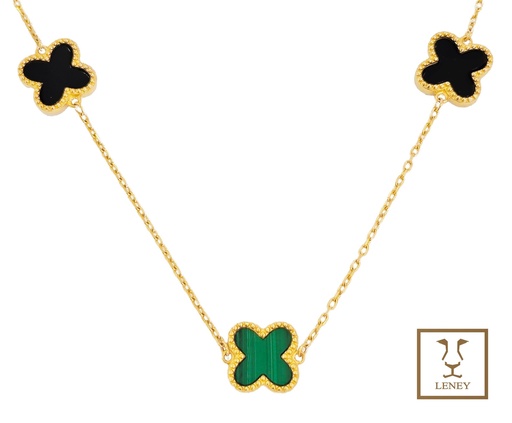 [1526W26] GARGANTILLA O COLLAR 5 TREBOLES