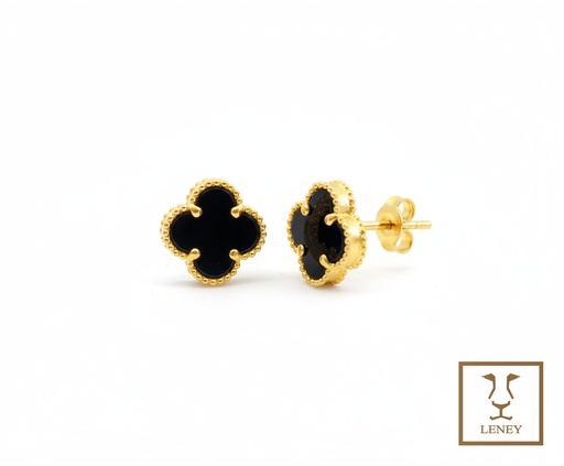 [1590W71] ARETE FLOR TREBOL VAN CLEEF