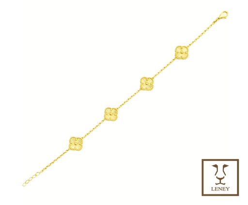 [1591W2] PULSERA VAN CLEEF ALHAMBRA