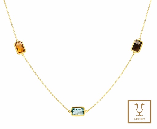 [1597W15] GARGANTILLA GARGANTILLA 3 PIEDRAS