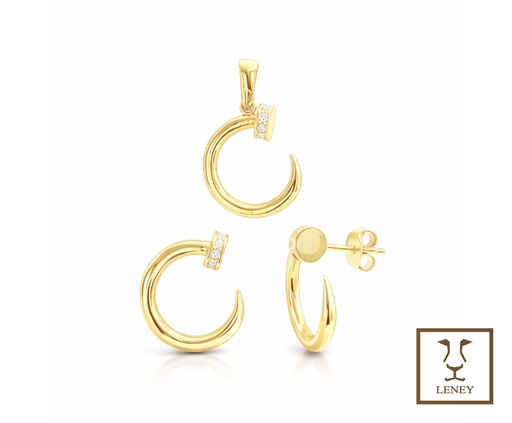 [1597W35] JUEGO 2 PIEZAS ARETE