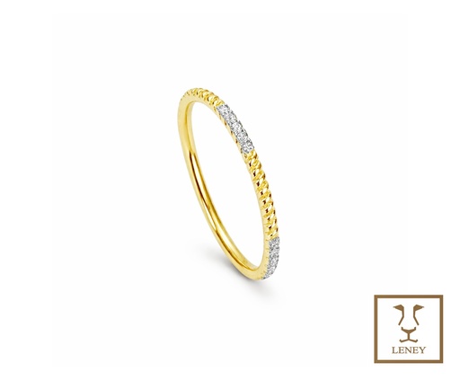 [1597W45] ANILLO CINTILLO FINITO PERLEE