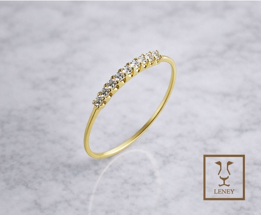 [1597W47] ANILLO CINTILLO DE 11 CIRCONES