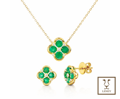 [1600W3] JUEGO 2 PIEZAS GARGANTILLA