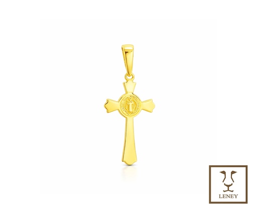 [1601W5] CRUZ CON MEDALLA DE SAN