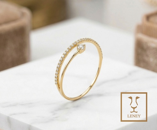 [1603W43] ANILLO CINTILLO ESPIRAL FLECHA