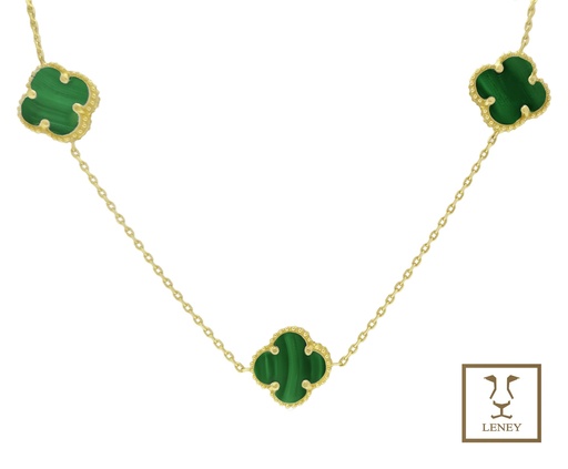 [1539W19] GARGANTILLA O COLLAR 5 TREBOLES