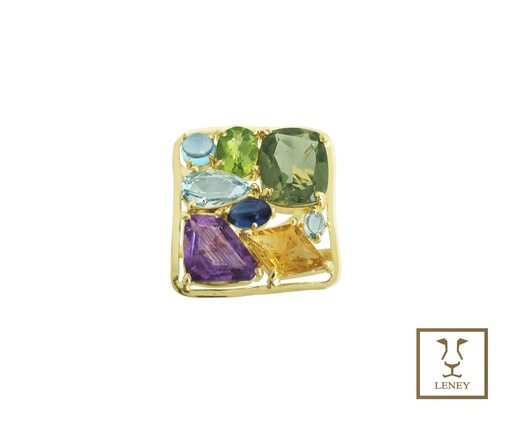 [1551W2] ANILLO CUADRADO 25MM FILOS