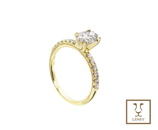 [1552W1] ANILLO SOLITARIO DIAMANTE O BRILLANTE