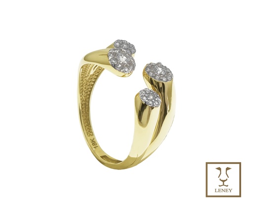 [1563W6] ANILLO 4 RAMAS ELEVANDOSE