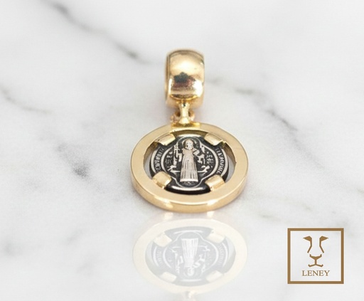 [1589W4] MEDALLA SAN BENITO DE PLATA