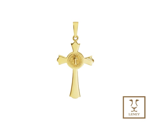 [1591W12] CRUZ CON MEDALLA DE SAN