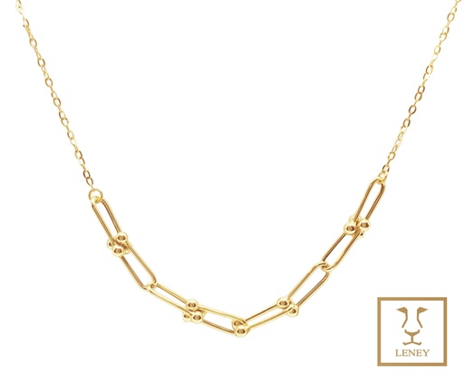 [1597W16] GARGANTILLA TIFFANY 8 ESLABONES