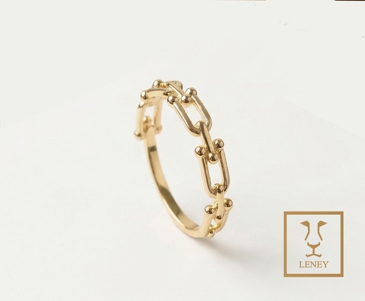 [1603W21] ANILLO TIFFANY ESLABONES U DE