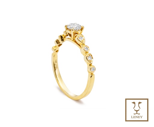 [1624W1] ANILLO SOLITARIO BRILLANTE 0.24CT