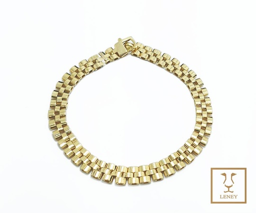 [1384W15] PULSERA TEJIDO ROLEX 6MM ANCHO