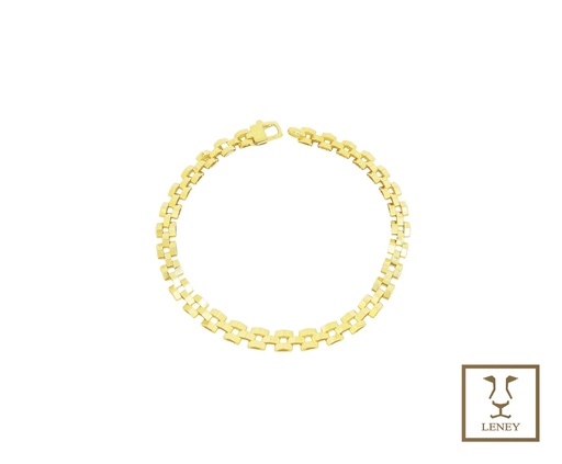 [1512W15] PULSERA TEJIDO ROLEX 5MM ESLABON