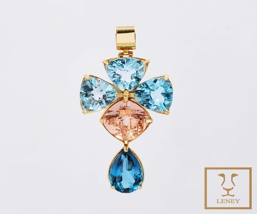 [1366W1] CRUZ GRANDE 44MM MORGANITE