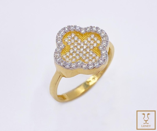 [1311W13] ANILLO TREBOL VAN CLEEF