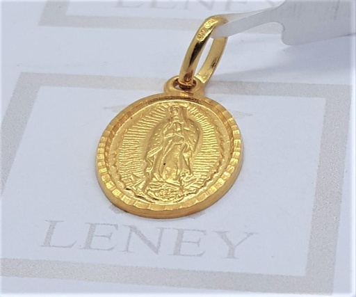 [1134W8] MEDALLA VIRGEN GUADALUPE OVAL