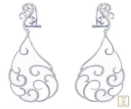 [921W14] ARETE LARGO PENDULO GOTA