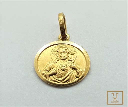 [1093W10] MEDALLA ESCAPULARIO 12MM GA