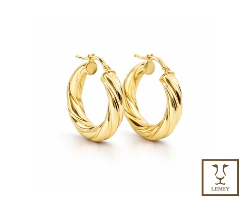 [1590W31] ARGOLLA ENTORCHADA MELCOCHA 24MM