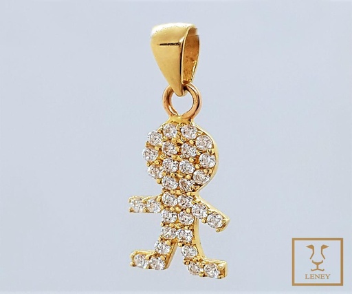 [1220W6] DIJE NINO CON CIRCONES