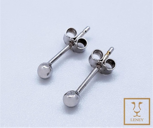 [1226W8] ARETE ESFERA ORO BLANCO