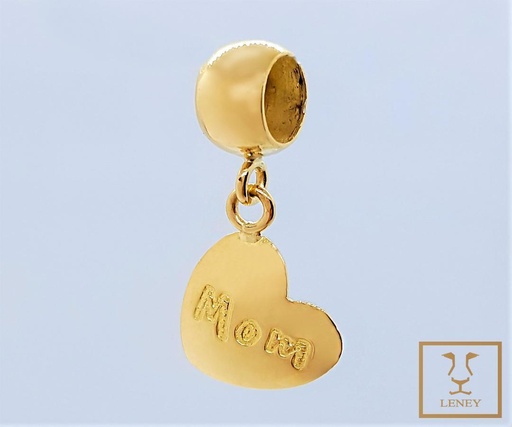 [1242W15] DIJE SEPARADOR CORAZON MOM CON