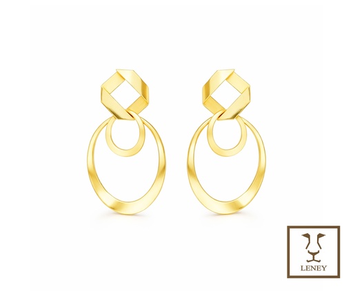 [1331W81] ARETE LARGO DOBLE GOTA